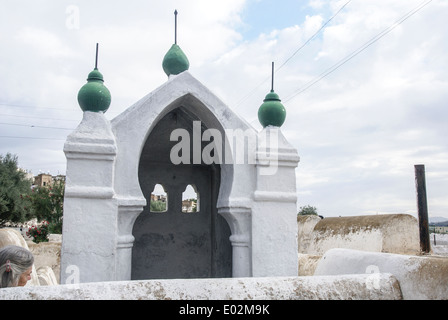 Der jüdische Friedhof in Fes, Marokko Stockfoto