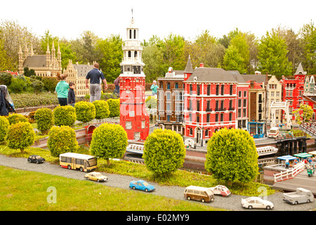 UK, Windsor, Legoland, ein Familien-Freizeit-Park, Lego Display. Stockfoto