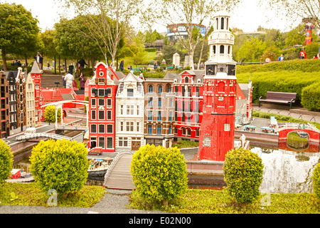 UK, Windsor, Legoland, ein Familien-Freizeit-Park, Szene. Stockfoto