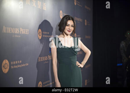 Hong Kong, China. 25. April 2014. Rosamund Kwan betreut gewerbliche Tätigkeit in Hong Kong, China auf Freitag, 25. April 2014. © TopPhoto/Alamy Live-Nachrichten Stockfoto