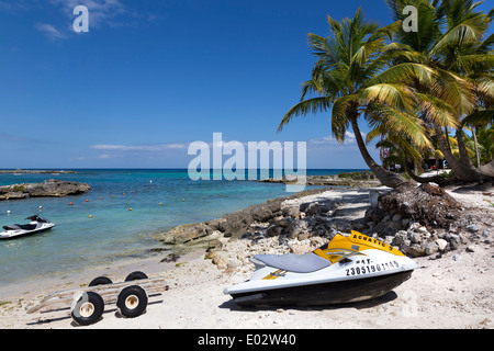 Der Strand von Grand Sirenis Riviera Maya Hotel & Spa. RIVIERA MAYA, MEXIKO Stockfoto