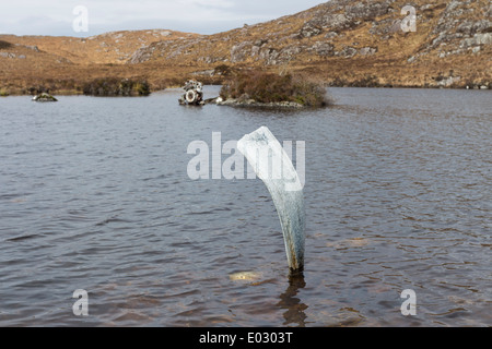 Propeller von einem Liberator Bomber B - 24H-Serien keine 42-95095, die am 13. Juni 1945 Fee Lochs Gairloch Schottland abgestürzt Stockfoto