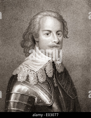 David Leslie, 1. Lord Newark, c. 1600 – 1682. Kavallerieoffizier und General im englischen Bürgerkrieg und schottischen Bürgerkriege. Stockfoto