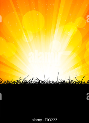 Leuchtend orange Hintergrund. Abstrakte farbige Abbildung Stockfoto