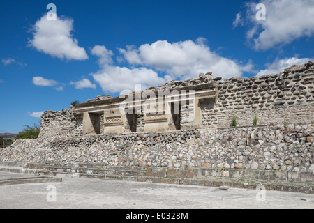 Palast des Lebens Zapoteken Ruinen Mitla Tlacolula-Tal Oaxaca Staat Mexiko Stockfoto