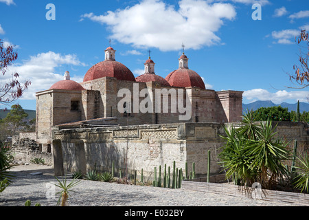 San Pablo Kirche Villa de Mitla Tlacolula-Tal Oaxaca Staat Mexiko Stockfoto