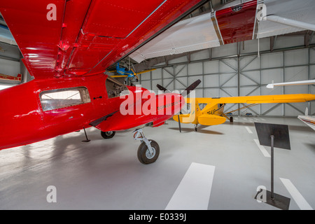 Das Luftfahrtmuseum in Akureyri, Nordisland. Stockfoto