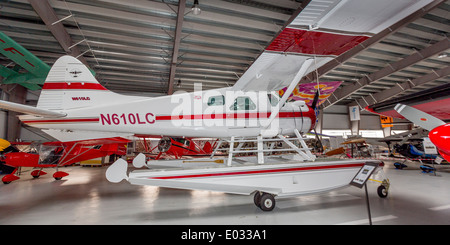 Das Luftfahrtmuseum in Akureyri, Nordisland. Stockfoto