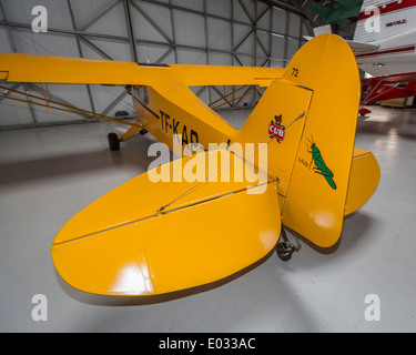 Das Luftfahrtmuseum in Akureyri, Nordisland. Stockfoto