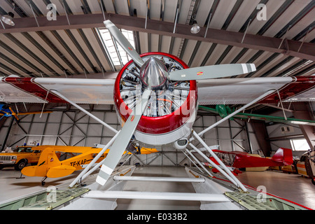 Das Luftfahrtmuseum in Akureyri, Nordisland. Stockfoto