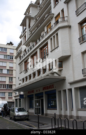 Paris, 1920 des sozialen Wohnungsbaus, Henri Sauvage Stockfoto