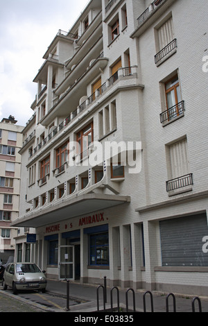 Paris, 1920 des sozialen Wohnungsbaus, Henri Sauvage Stockfoto