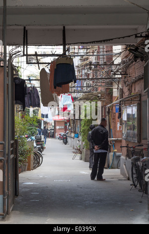 Altstadt der französischen Konzession in Shanghai Stockfoto