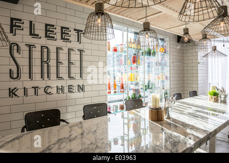 Fleet Street Kitchen Restaurant, Birmingham. Stockfoto