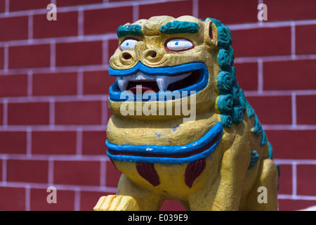 Skulptur im Ivolginskij Dazan, Werchnjaja Ivolga, Burjatien, Sibirien, Russland Stockfoto