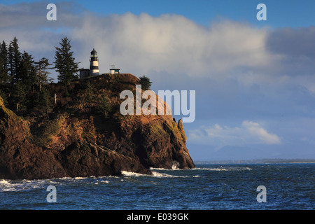 Foto der Kap Enttäuschung Leuchtturm Fort Canby State Park, Washington, USA Stockfoto