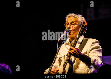 Turin, Italien. 30. April 2014. Torino Jazz Festival-Konzert von Caetano Veloso - Caetano Veloso Credit: wirklich einfach Star/Alamy Live-Nachrichten Stockfoto