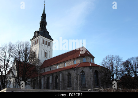 St. Nikolaus Kirche in Tallinn, Estland. Stockfoto
