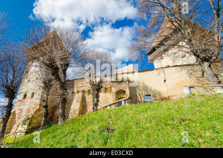 Befestigte Kirche von Alma Vii Stockfoto