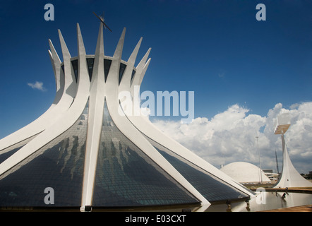 Die Kathedrale von Brasília Stockfoto