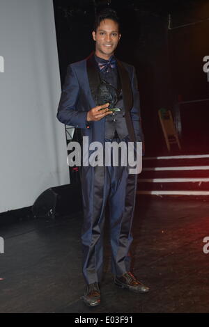 London England, 30. April 14: Personality of the Year-Gewinner Royal Ballett Tänzer Fernanod Montaño LUKAS 2014 im Koko in London. Bildnachweis: Siehe Li/Alamy Live News Stockfoto