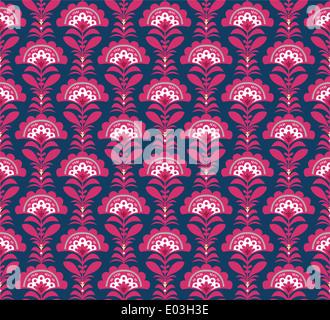 Rose-Retro-Muster. Vektor-format Stockfoto