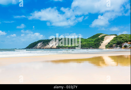 Ponta Negra Dünen Strand in Natal Stadt, Brasilien Stockfoto