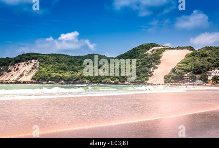 Ponta Negra Dünen Strand in Natal Stadt, Brasilien Stockfoto