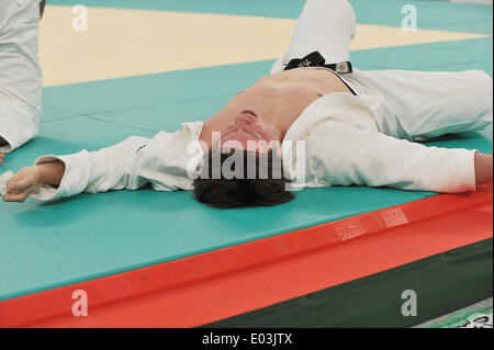 Nippon Budokan, Tokio, Japan. 29. April 2014. Ryu Shichinohe, 29. April 2014 - Judo: 2014 All Japan Judo Championships im Nippon Budokan, Tokio, Japan. © AFLO/Alamy Live-Nachrichten Stockfoto