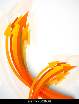 Zusammenfassung Hintergrund mit Pfeilen. Helles Bild Stockfoto