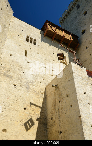 Mittelalterliche Burg von Phoebus in Mauvezin Stockfoto