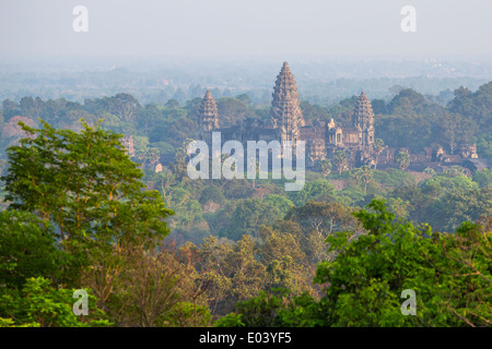 Tempel von Angkor Wat, Siem Reap, Kambodscha. Stockfoto