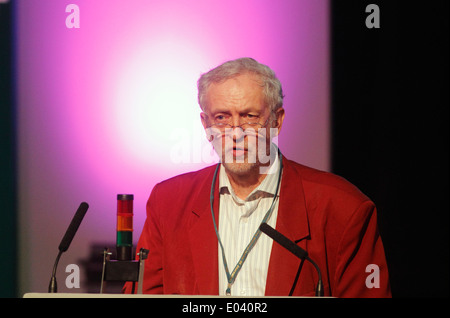 NUJ DM. Die Wintergärten. Eastbourne in Sussex. Jeremy Corbyn MP für Islington Nord (Labour) Stockfoto