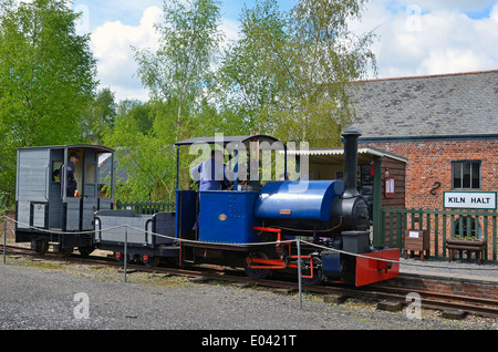 W.G.Bagnall Ltd., Stafford, Sattel 0-4-0 Tank "Wendy" in Bursledon Industriemuseum Ziegelei, Hampshire. Stockfoto