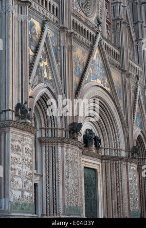 Orvieto Kathedrale, Umbrien, Italien Stockfoto