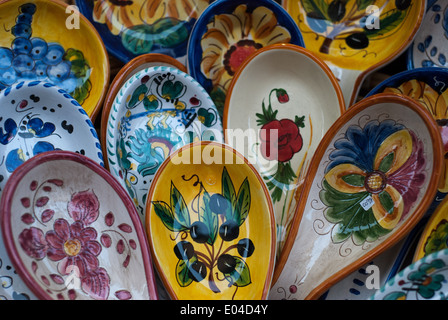 Traditionelle Keramik in Orvieto, Umbrien, Italien Stockfoto