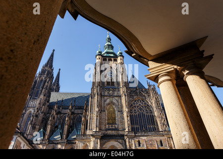 berühmte historische st.-Veits-Dom in Prag Tschechische Republik Stockfoto