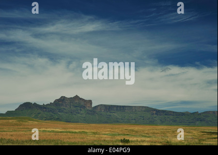 Giants Castle Nature Reserve, KwaZulu-Natal, Südafrika, Landschaft, Berggipfel, uKhahlamba Drakensberg, UNESCO, Weltkulturerbe Stockfoto