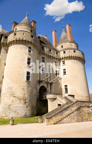 Chateau de wickelten im Loire-Tal, Frankreich Stockfoto