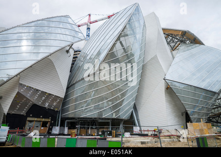 Fondation Louis Vuitton Bois de Boulogne Paris Stockfoto