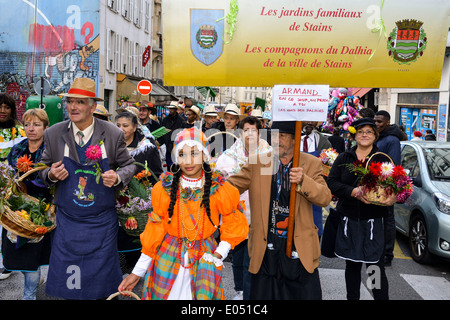 Fête des Vendanges Montmartre Paris Stockfoto