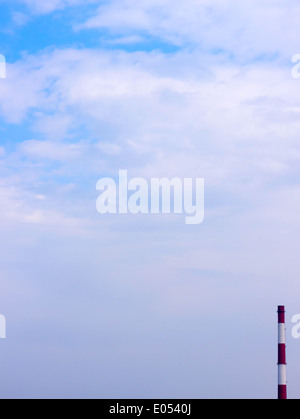 Fabrikschlote. Stockfoto