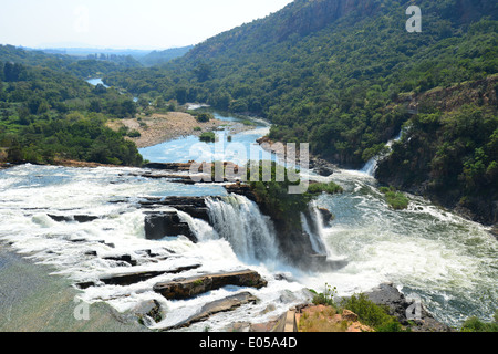 Wasserfluss von Hartbeespoort Dam, Hartbeespoort, North West Province, Südafrika Stockfoto