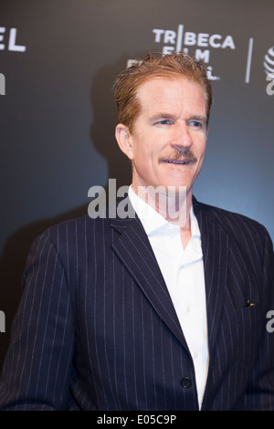 New York, NY, USA - 26. April 2014: Schauspieler Matthew Modine besucht das Closing Night Gala-Premiere von "Wieder beginnen", während TFF Stockfoto