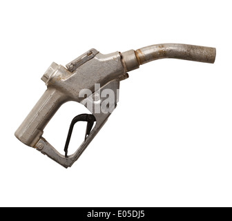 Zapfsäule, Isolated on White Background getragen. Stockfoto