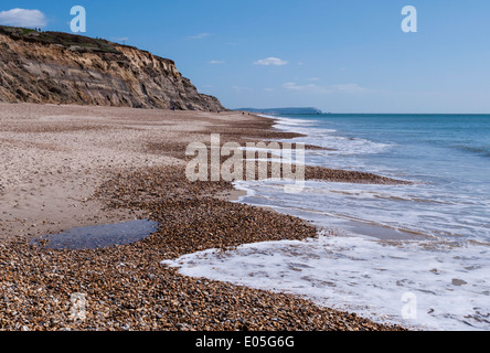 Hengistbury Head Klippen und Strand, Bournemouth, Dorset, England, Großbritannien Stockfoto