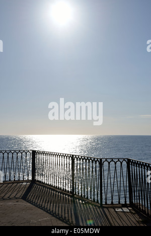 Lungomare d'Ortigia Uferpromenade, Ortygia, Syrakus, Provinz von Syrakus, Sizilien, Italien Stockfoto