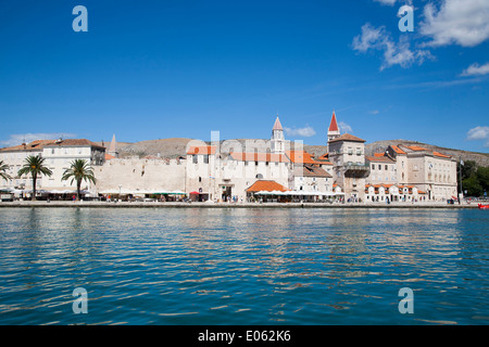 Panoramablick, Trogir, Dalmatien, Kroatien, Europa Stockfoto