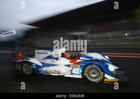 02-03.05.2014. Spa, Belgien. 6-Stunden WEC Endurance Championship Rennsport. #47 KCMG (HGK) ORECA 03 NISSAN MATTHEW HOWSON (GBR) RICHARD BRADLEY (GBR) ALEXANDRE IMPERATORI (CHE) Stockfoto