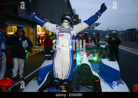 02-03.05.2014. Spa, Belgien. 6-Stunden WEC Endurance Championship Rennsport. #47 KCMG (HGK) ORECA 03 NISSAN MATTHEW HOWSON (GBR) RICHARD BRADLEY (GBR) ALEXANDRE IMPERATORI (CHE) Stockfoto